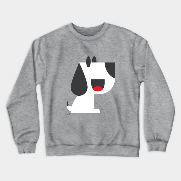 Dog Crewneck Sweatshirt by dhartist